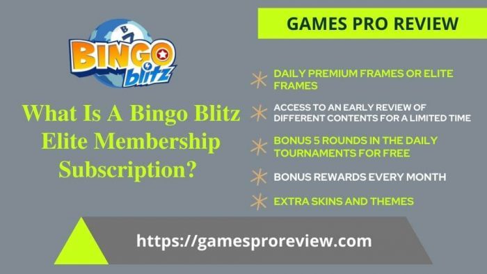 Bingo Blitz Elite Membership