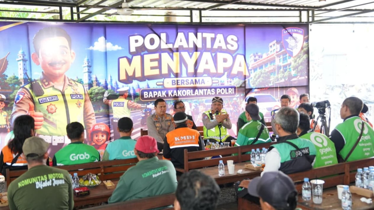 Saat Jenderal e Driver Ojol Duduk Bersama di Jepara, Secangkir Kopi Jadi Pemecah Sekat