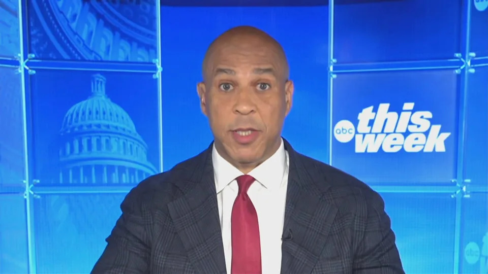 ABC News - FOTO: O senador Cory Booker, D.N.J., aparece no ABC News '