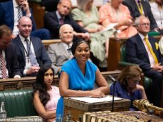 QUENTIN LETTS: Kemi ha assalito la spaventosa Bridget come una ‘guerriera di classe dispettosa’, poi ha rivolto il fuoco sugli altri toerag del governo…