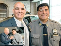 La nuova recluta della polizia di New York si è ispirata a unirsi ai ranghi grazie al detective eroe che lo ha tirato fuori da un incidente d’auto in fiamme: “Mi ha salvato la vita”