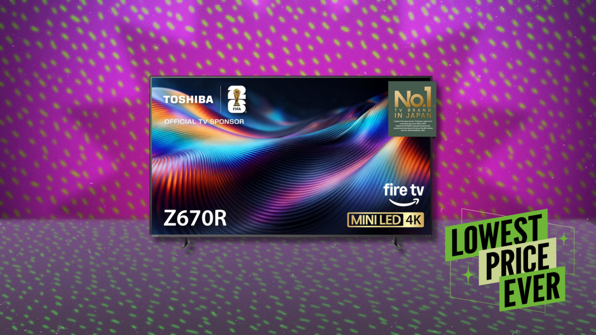 Esta TV Toshiba de 85 polegadas está com quase 50% de desconto agora