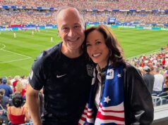 Il Team USA perde 2-1 dopo che il marito di Kamala Harris ha pubblicato la foto dell’ex Veep alla partita della Coppa del Mondo